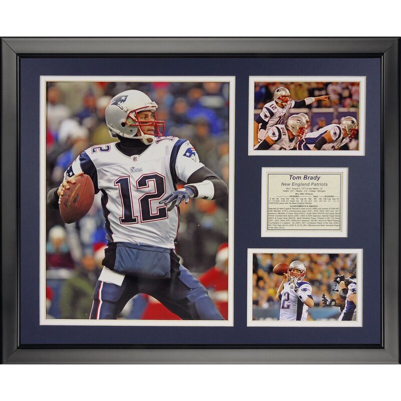 tom brady framed jersey