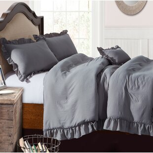 Grey Ruffle Comforter Wayfair