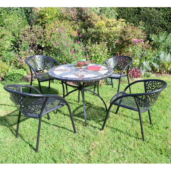 Garten Living 4-Sitzer Gartengarnitur Summerfield | Wayfair.de