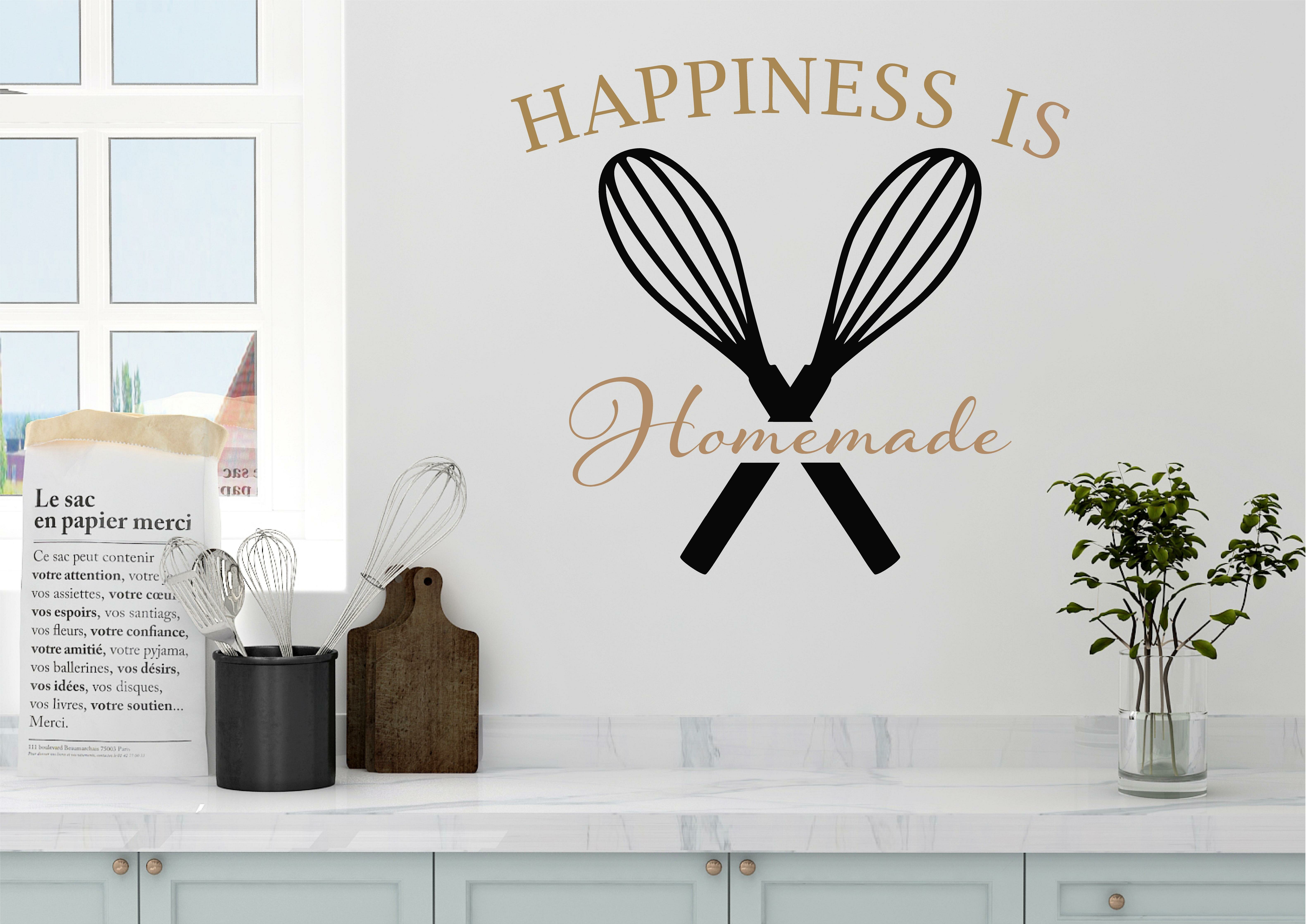 Winston Porter Happiness Is Homemade Kitchen Vinyl Wall Decal Wayfair