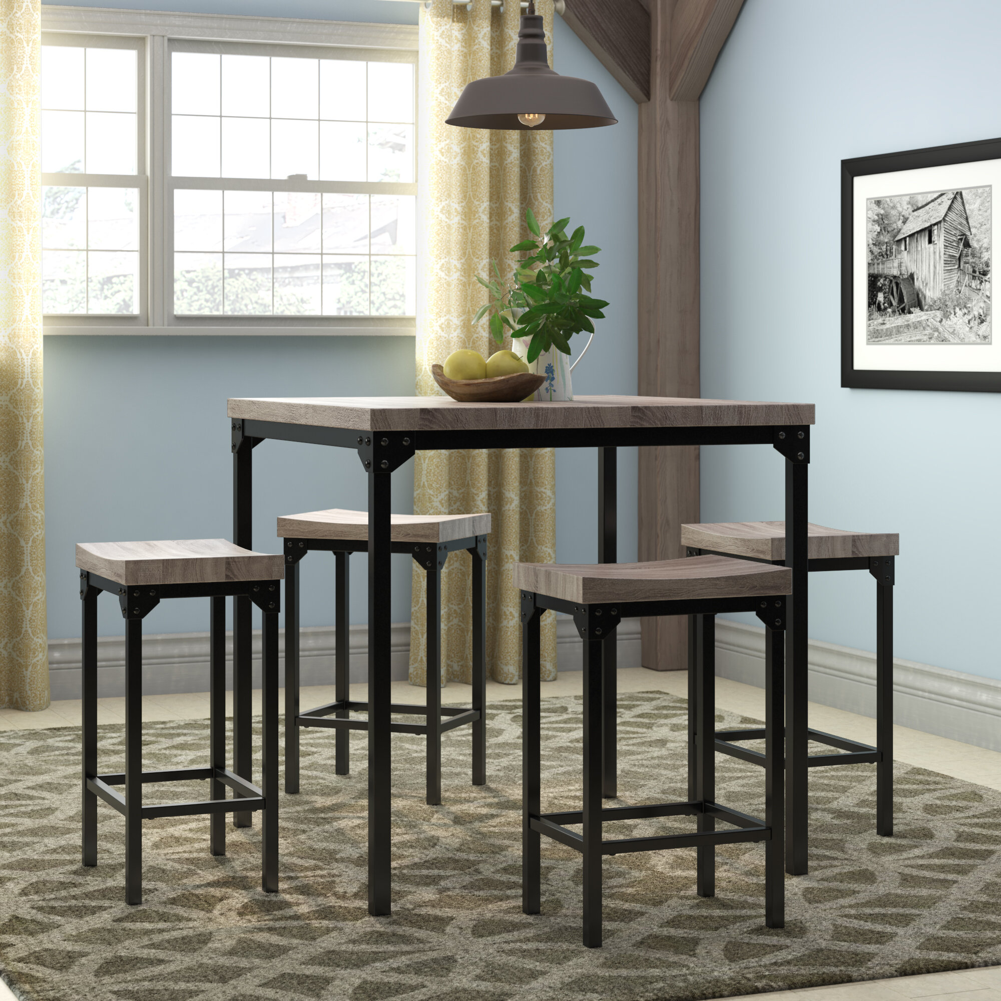 5 piece indoor bistro set