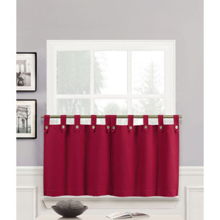 Kitchen Solid Valances Kitchen Curtains You Ll Love In 2021 Wayfair