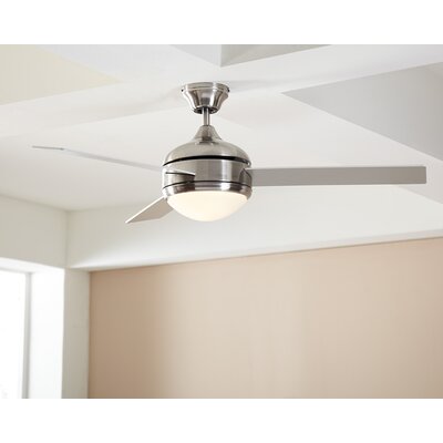 Zipcode Design 48 Inch Dennis 3 Blade Ceiling Fan With