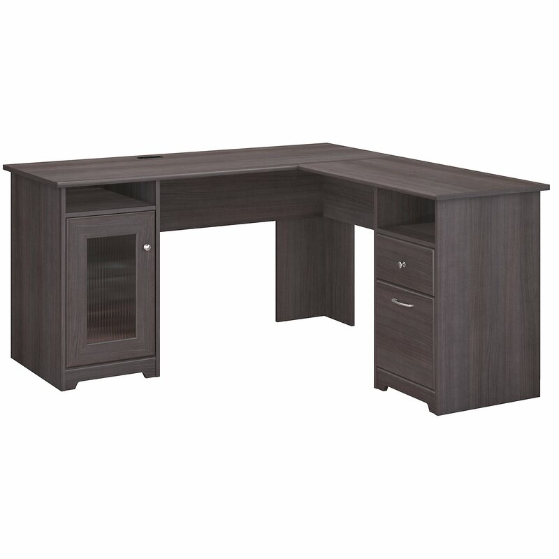 Hillsdale+L Shaped+Executive+Desk