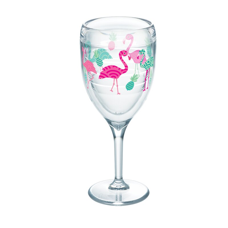 Tervis Tumbler Flamingo 9 oz. Stemmed Wine Glass | Wayfair