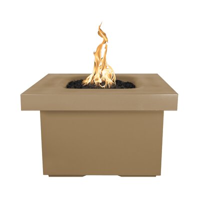 alazhia concrete propane fire pit table