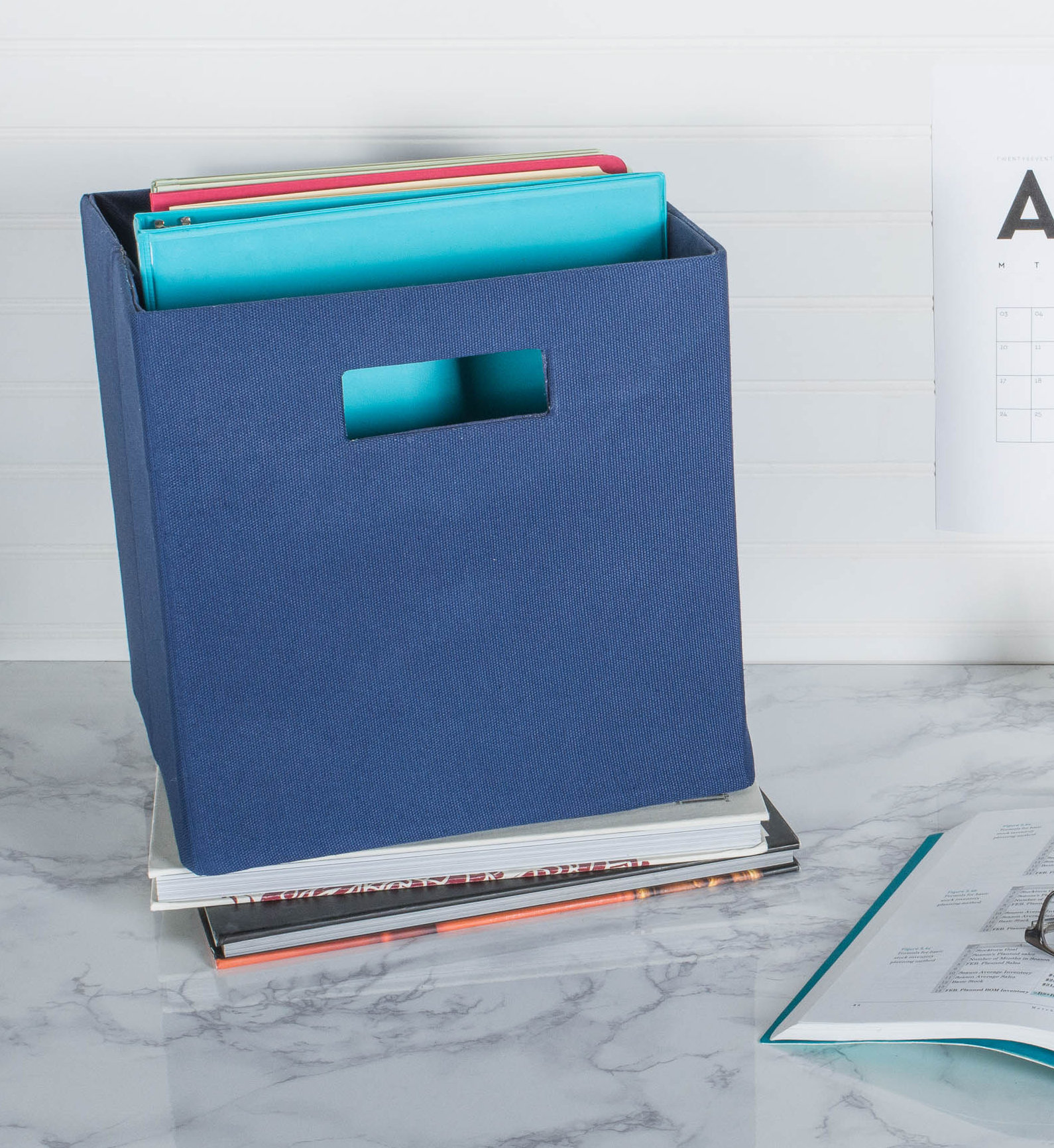 Ebern Designs Solid Fabric Bin & Reviews Wayfair