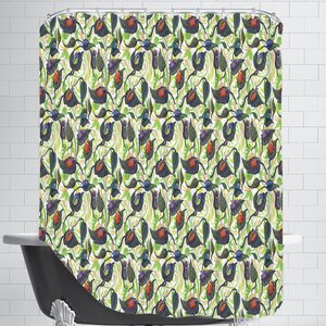 Bugs&Leafs CaraKozik Shower Curtain