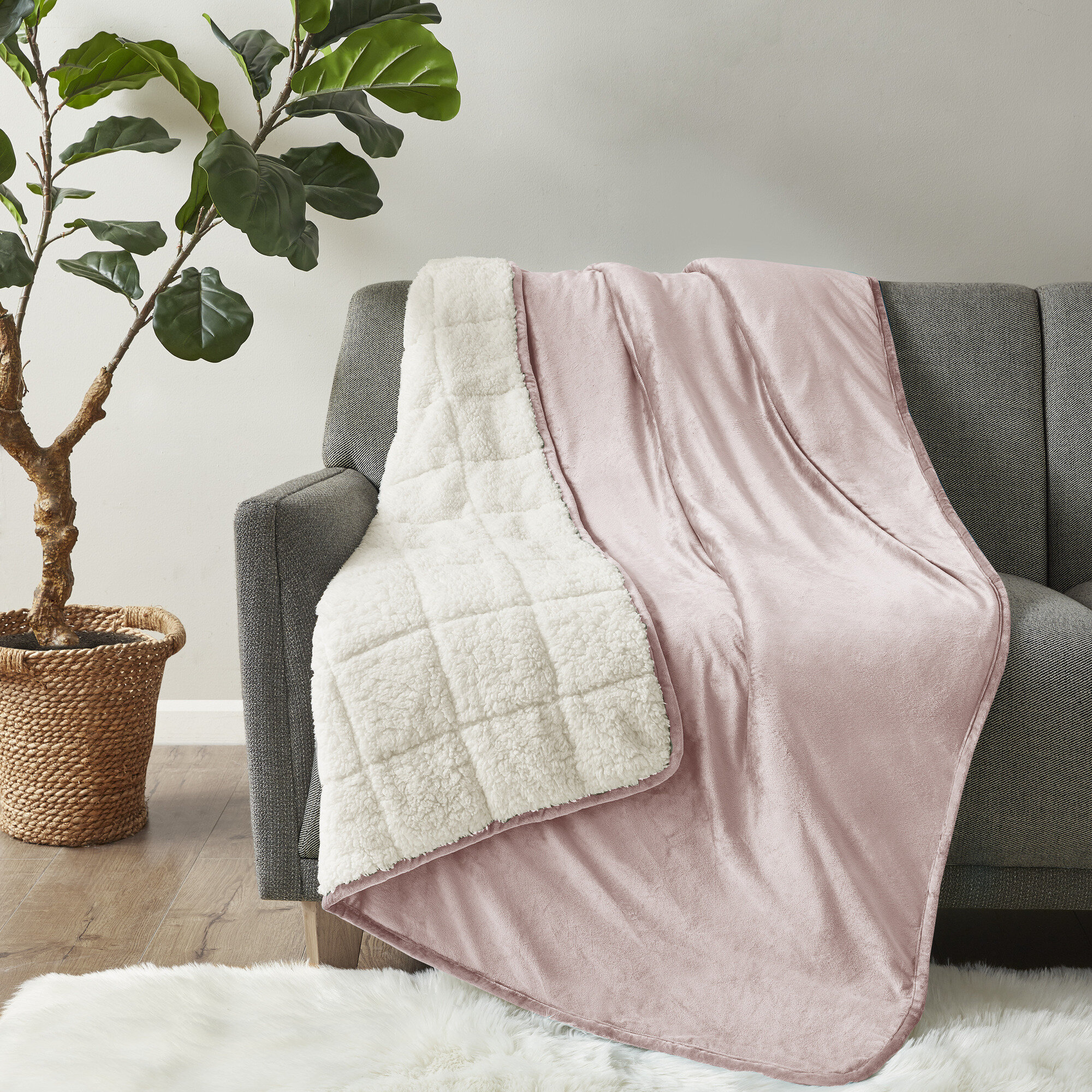 Sleep Philosophy Velvet To Berber Blanket Reviews Wayfair