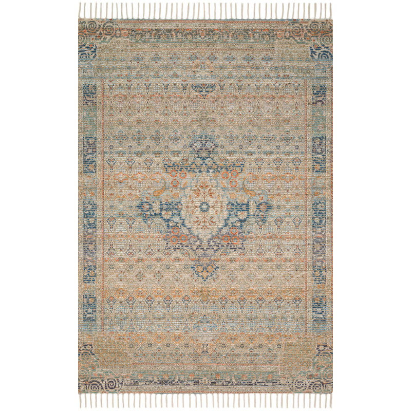Loloi X Justina Blakeney Cornelia Oriental Hand Knotted Ocean Sunset Area Rug Wayfair