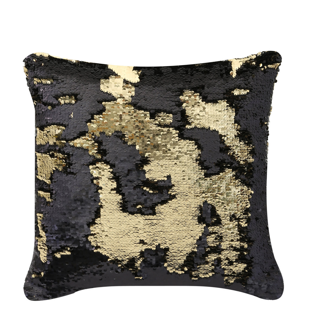 the range sequin cushion