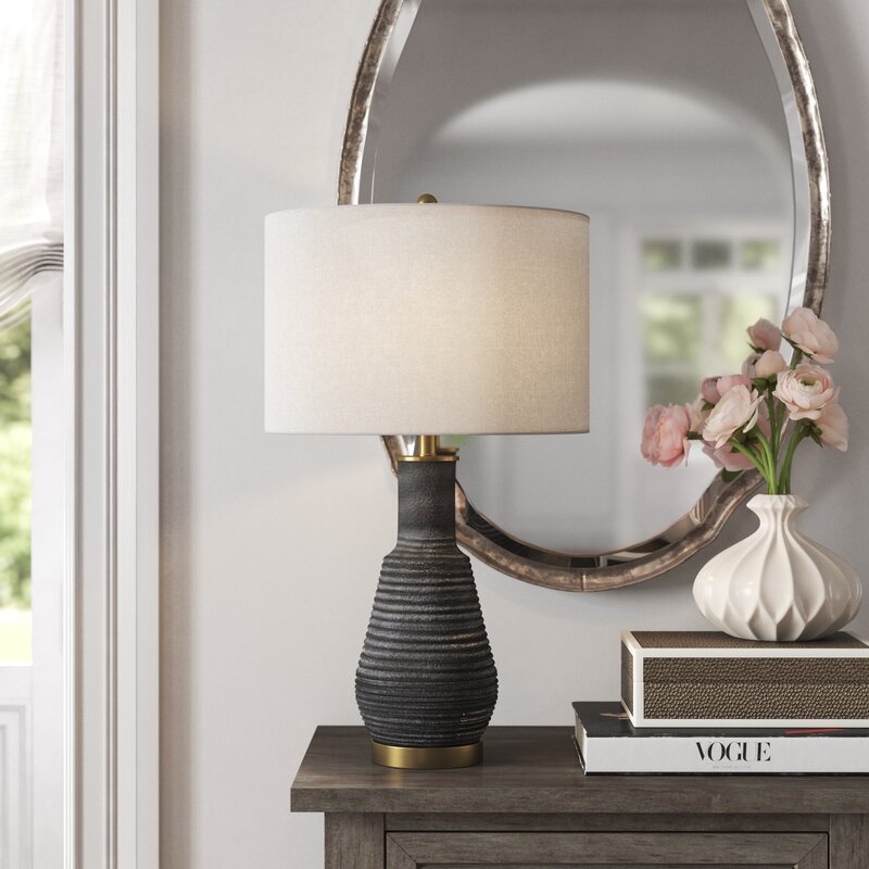 Kelly Clarkson Home Roberts 1-Light 26" Table Lamp | Wayfair