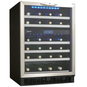 51 Bottle Silhouette Dual Zone Built-In Wine Cooler by Danby