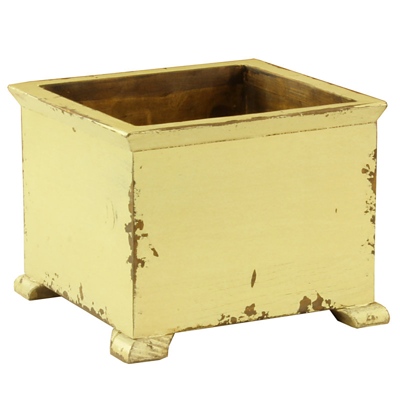 Antique Revival French Wood Planter Box