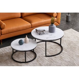 Quameer 2 Piece Coffee Table Set by Orren Ellis