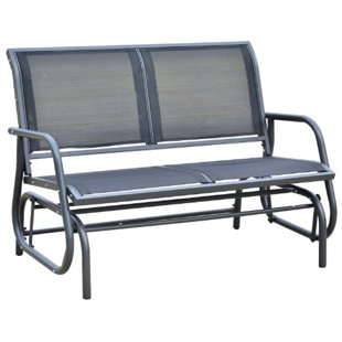 Glider Patio Rocking Chairs Gliders You Ll Love Wayfair Callen 49 Outdoor Patio Swing Glider Bench