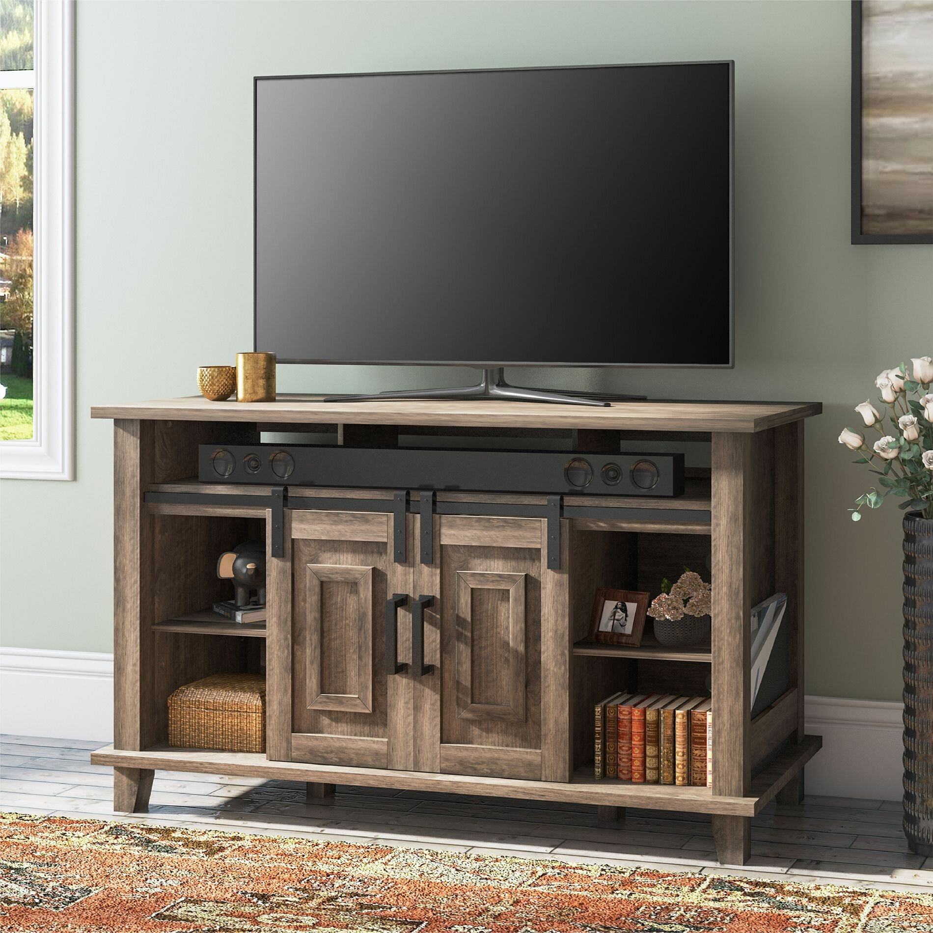 Rosalind Wheeler Catoe Tv Stand For Tvs Up To 60 Reviews Wayfair