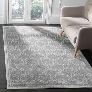 Carman Gray Indoor/Outdoor Area Rug