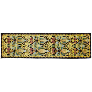 Arts and Crafts Hand-Knotted Yellow Area Rug