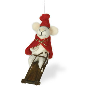 Merle Mouse Ornament (Set of 2)