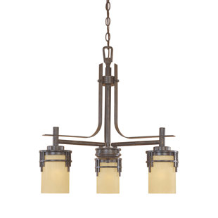 Go to store & view more images Caleigh 3-Light Shaded Chandelier by Millwood Pines