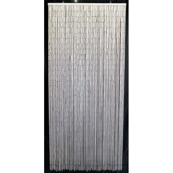 Bay Isle Home Reece Bamboo Beaded Single Curtain Panel Wayfair