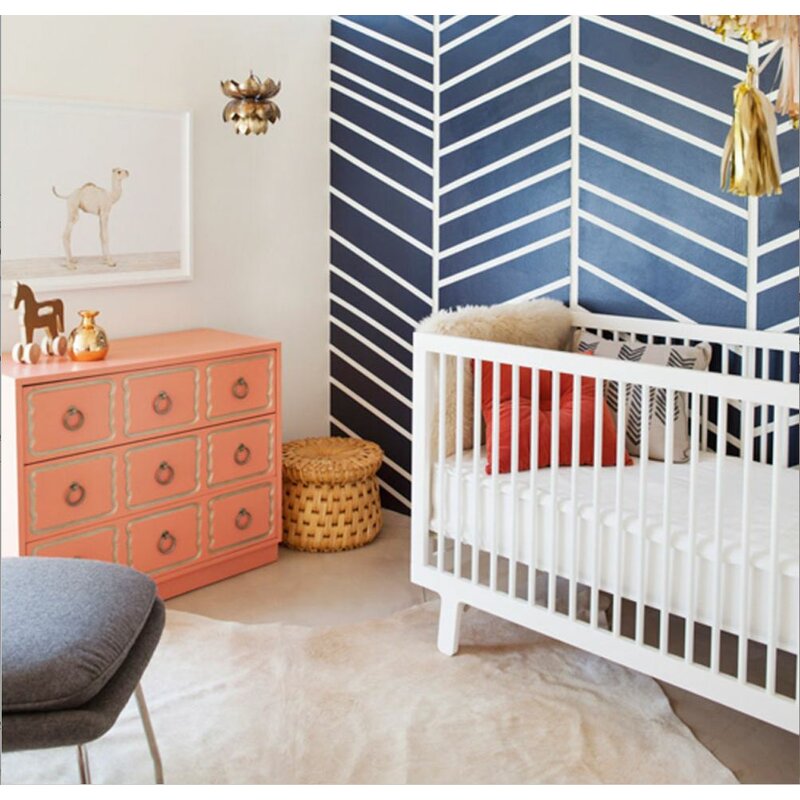 sparrow crib in white