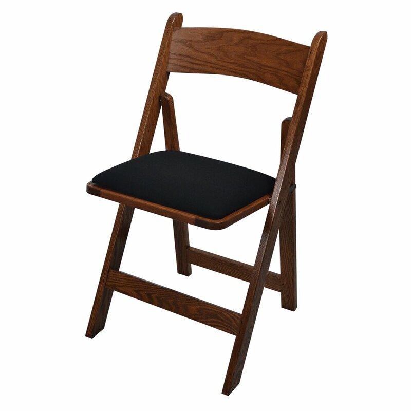 oak folding chairs