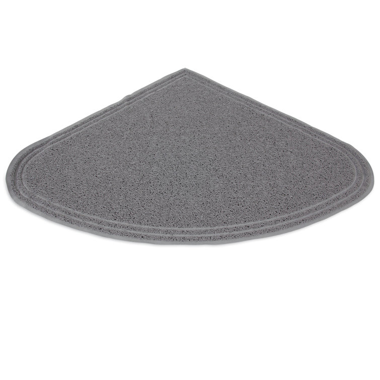 corner litter mat