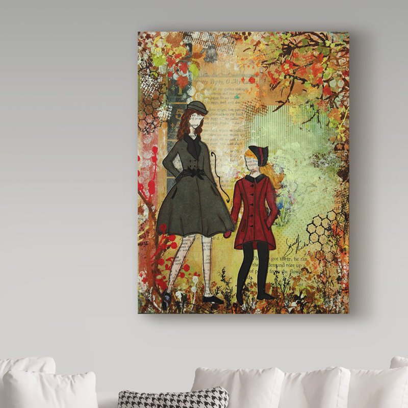 Trademark Art Our Best Memories Acrylic Painting Print On