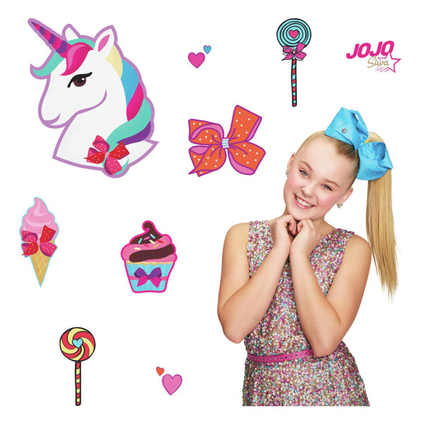 Room Mates Jojo Siwa Unicorn Dream Peel And Stick Giant 10 Piece