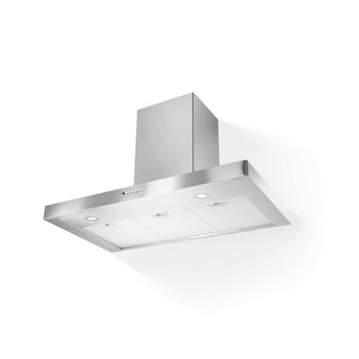 Stilo 24 Inch Chimney WallMount Range Hood With VAM Blower Faber