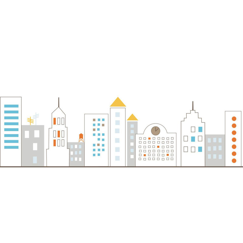 York Wallcoverings Skyline 15 L X 18 W Wallpaper Border Wayfair What impressed us most are the chevron patterns, available in different colors ranging from gray, pink, blank, blue, and red. skyline 15 l x 18 w wallpaper border