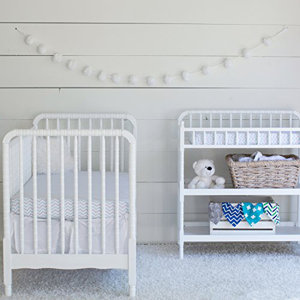 Jersey Knit Cotton Fitted Crib Sheets (Set of 2)