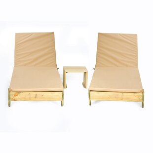 Review Pehrson Sun Lounger Set With Cushions And Table