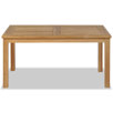 wooden garden table