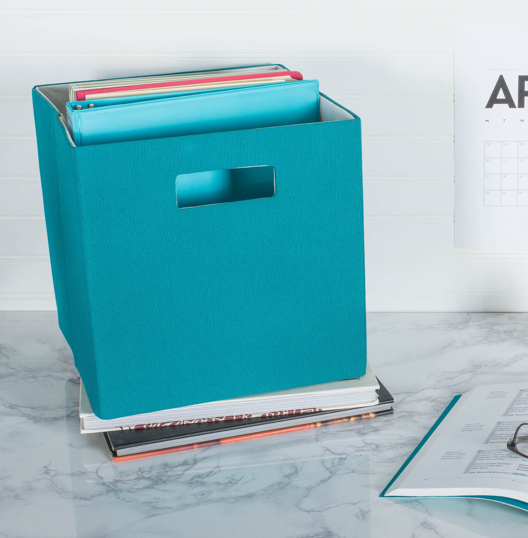 Ebern Designs Solid Fabric Bin & Reviews Wayfair