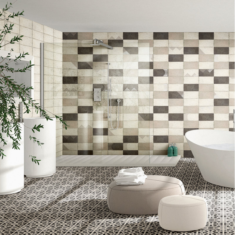 Mulia Tile Rivoli 6 X 12 Ceramic Concrete Look Tile Wayfair