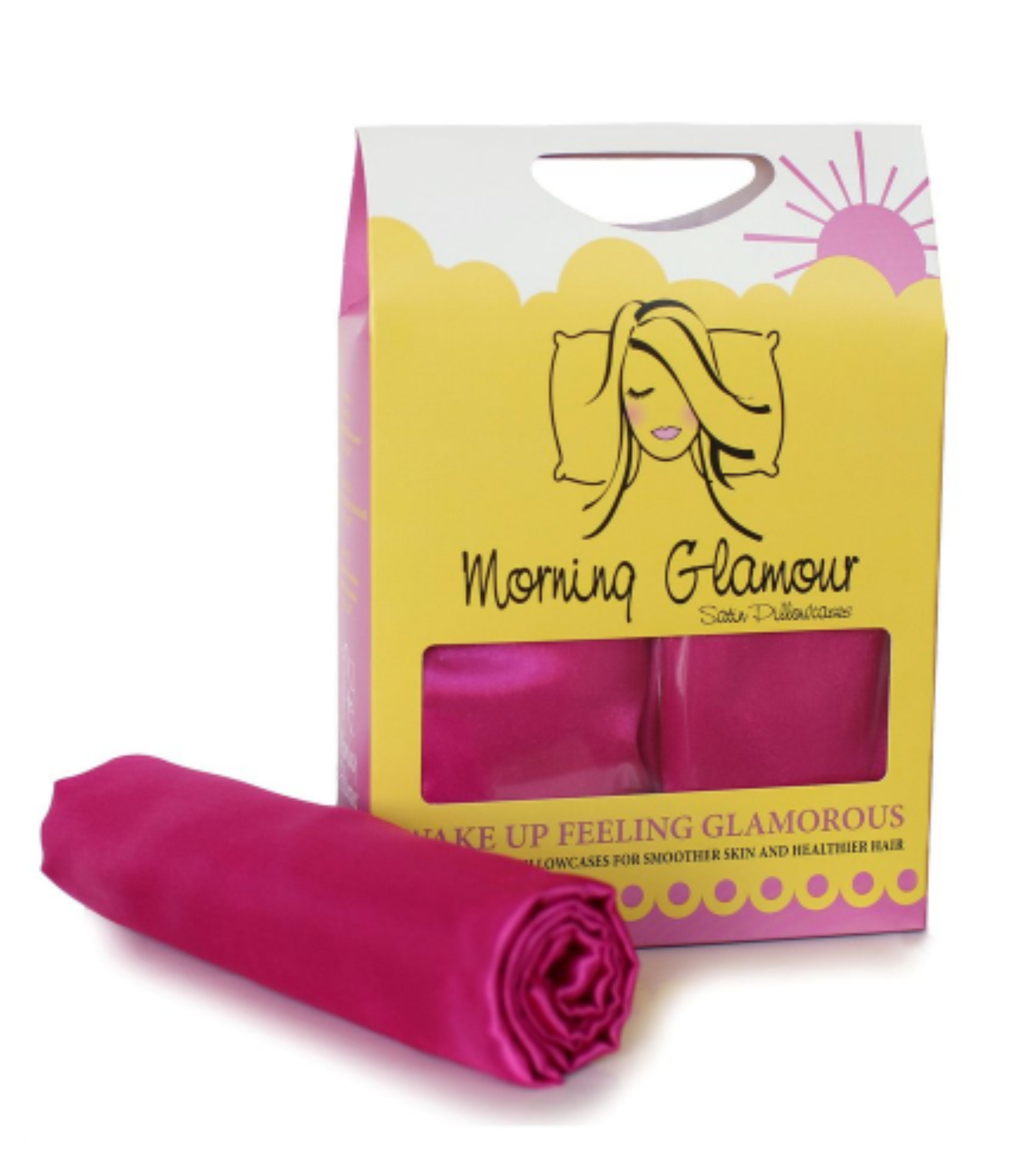 MorningGlamour Morning Glamour 600 TC Satin Standard Pillowcases 2 Pack