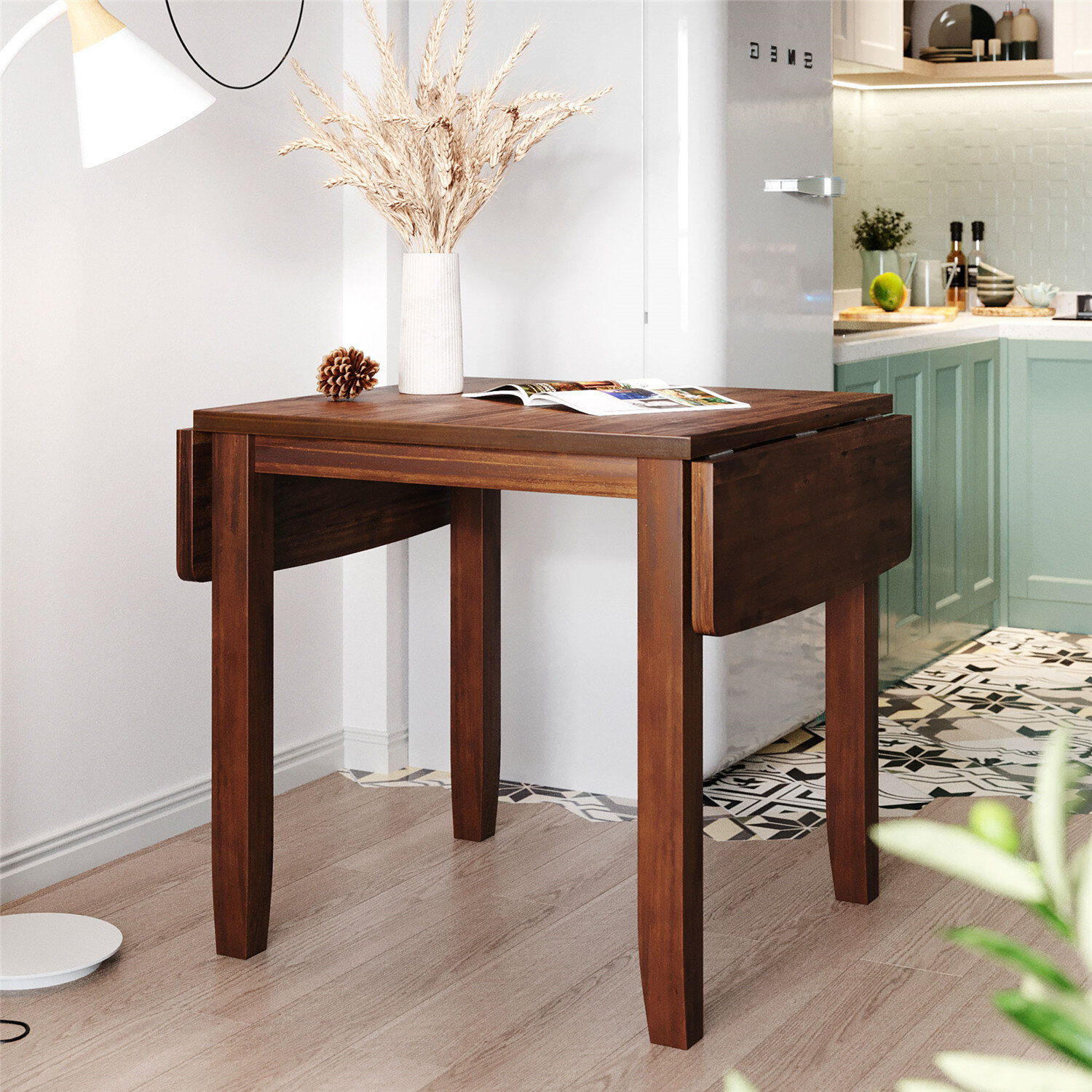 breakfast nook drop leaf table