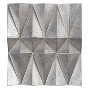 Modern Contemporary 3 Piece Wall Decor Set Allmodern Silver Metal Wall Décor Set Of 3