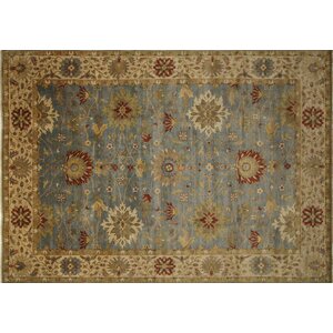 One-of-a-Kind Mahal Naeem Hand-Knotted Gray Area Rug