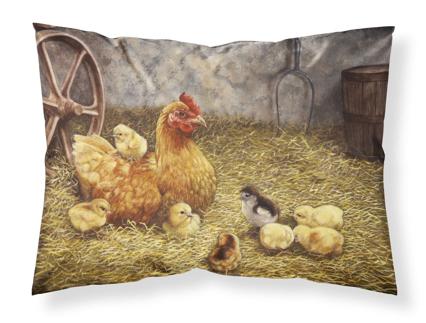 East Urban Home Chicken Hen And Chicks Pillowcase Wayfair