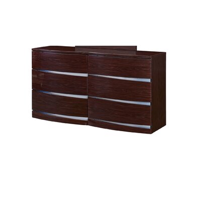 Sanmiguel 6 Drawer Double Dresser Orren Ellis