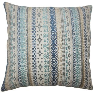 The Pillow Collection Vartouhi Ikat Bedding Sham Agave Standard/20 x 26
