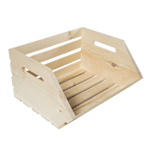 Wood Stacking Vegetable Bins Wayfair Vegetable Solid Wood Crate