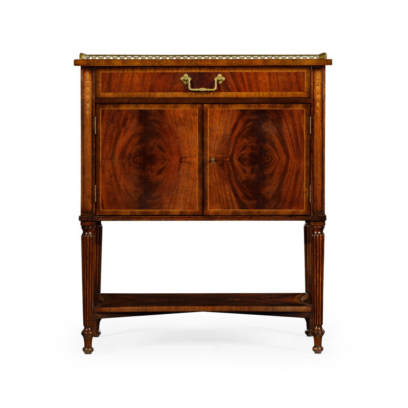 Each bench made piece is individually shaped from genuine solid honduran mahogany. buckingham 1 drawer solid wood nightstand in medium antique mahogany