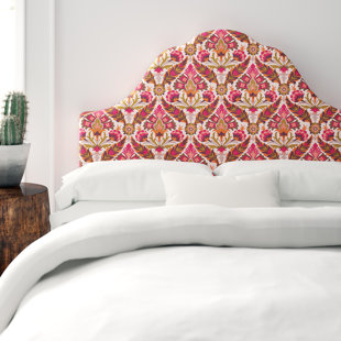 Arched Upholstered Panel Headboard by Mistana