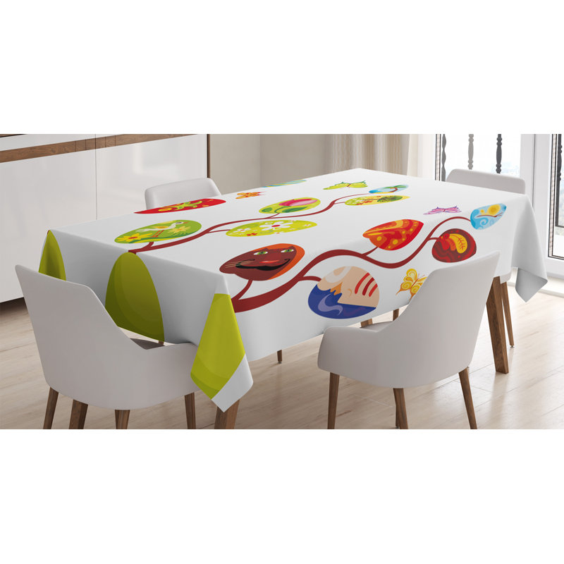 East Urban Home Ambesonne Magic Tablecloth Magic Tree Branches