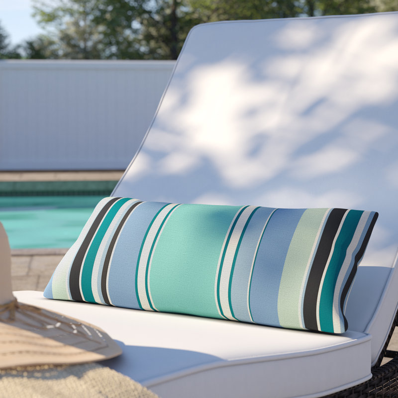 Three Posts Kenner Sunbrella Indoor Outdoor Striped 22 X 9 Three Posts Kenner Sunbrella Indoor